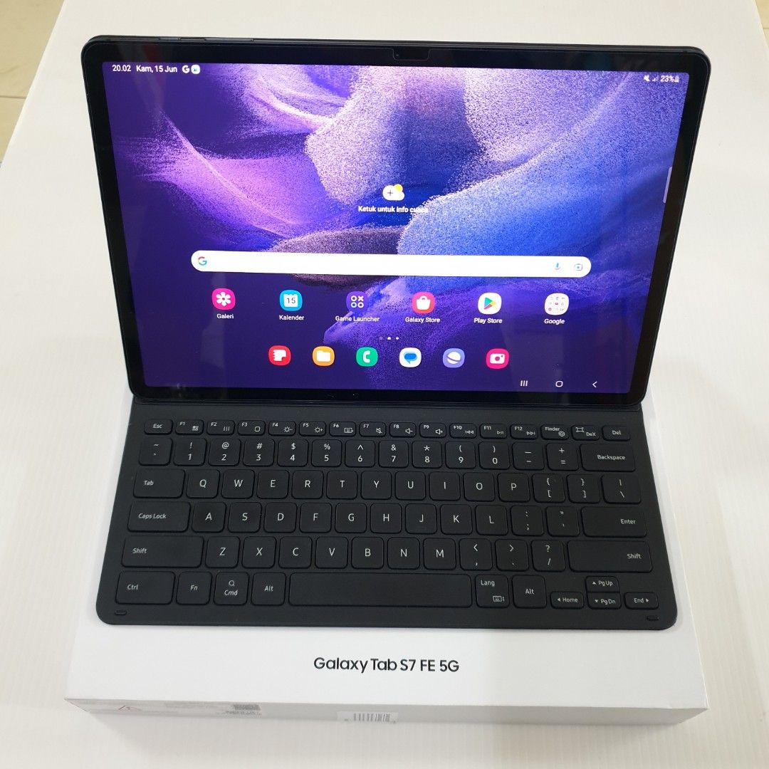 Samsung Galaxy Tab S7 FE 5G SM-T736B 6/128GB Plus Keyboard Original ...