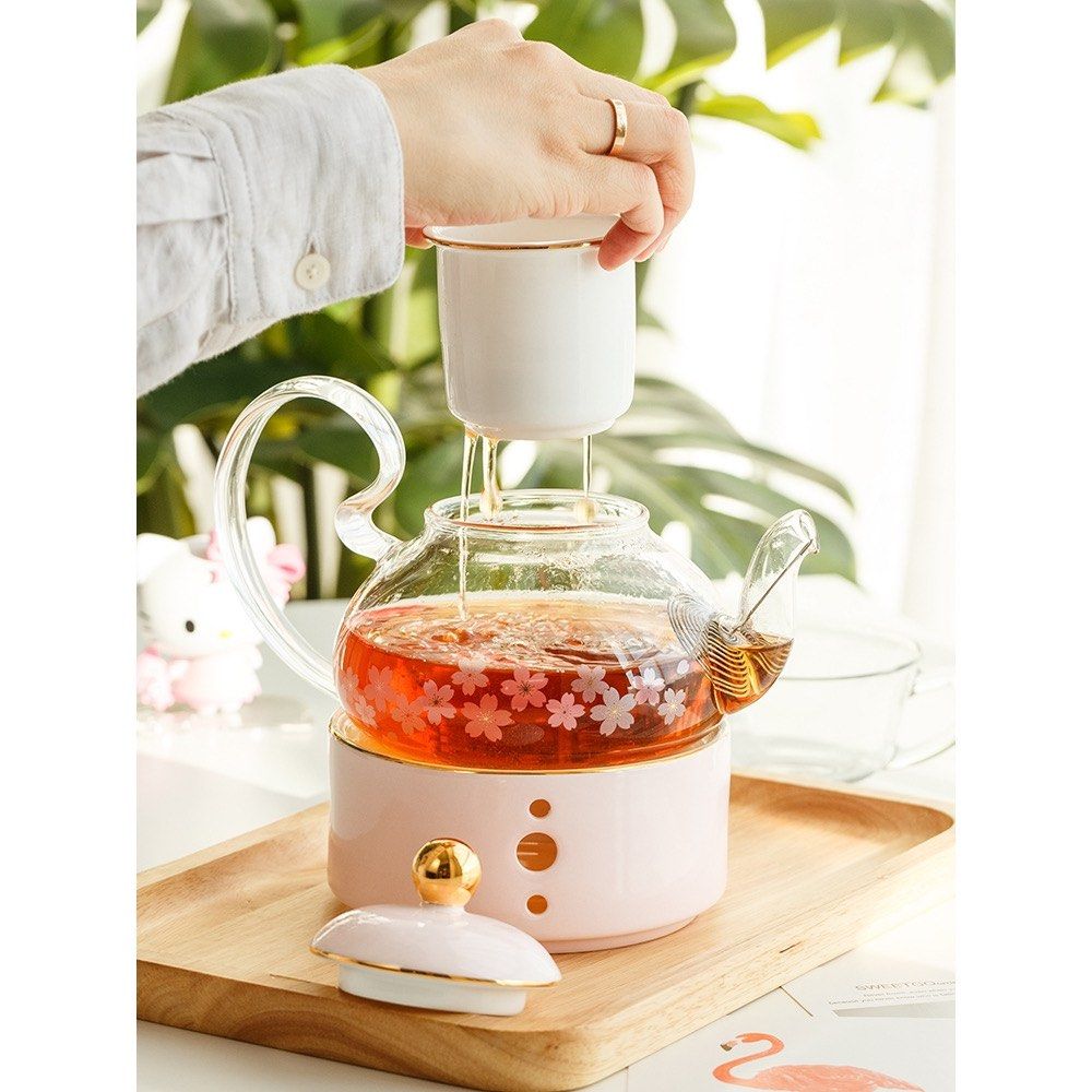 Sanrio Hello Kitty Sakura Glass Kettle / tea maker (600ml) (Category: Coffee & Tea Tableware) located in Quezon City. Submitted by unicornmanila (Listing ID 1237550919, Image 3). Description: Preorder Sanrio Hello Kitty Sakura Glass Kettle / tea maker (600ml).
