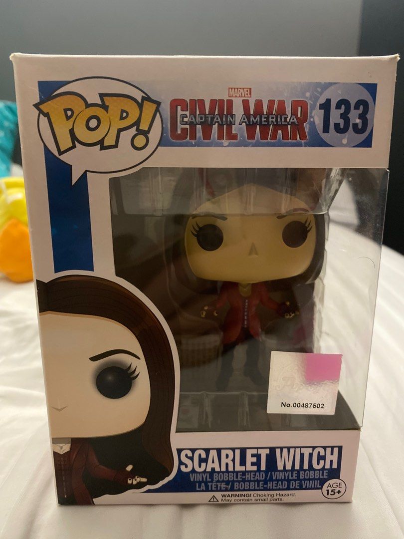 Funko Pop Marvel - Scarlet Witch #133 (Captain America Civil War) - Neuf