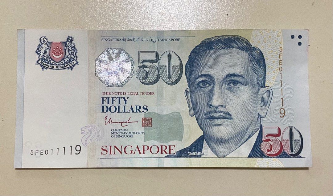 Singapore 50 Note With Nice Numbers Hobbies Toys Memorabilia singapore-50-note-with-nice-numbers-hobbies-toys-memorabilia