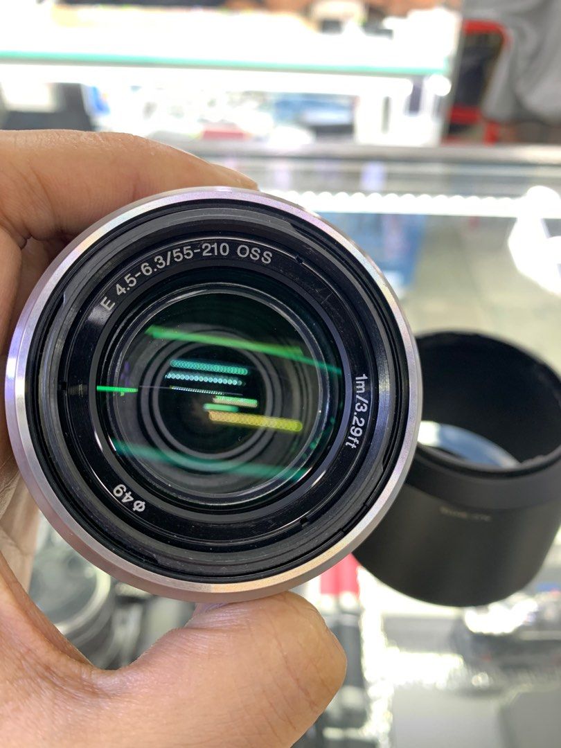 Sony lens 55210mm Emount Telephoto, Photography, Lens & Kits on Carousell