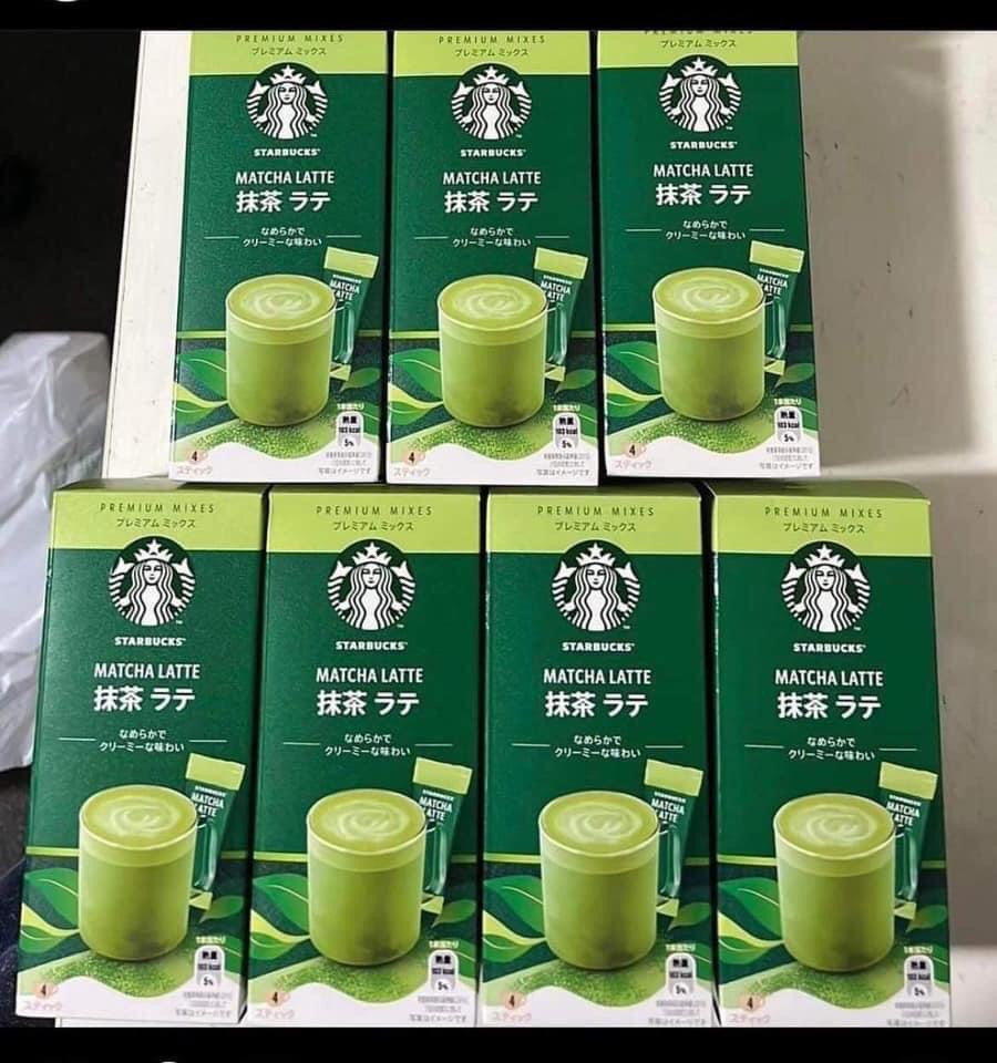 Starbucks Matcha Latte Powder Premium Mixes 4 Sticks, Food & Drinks, Beverages on Carousell