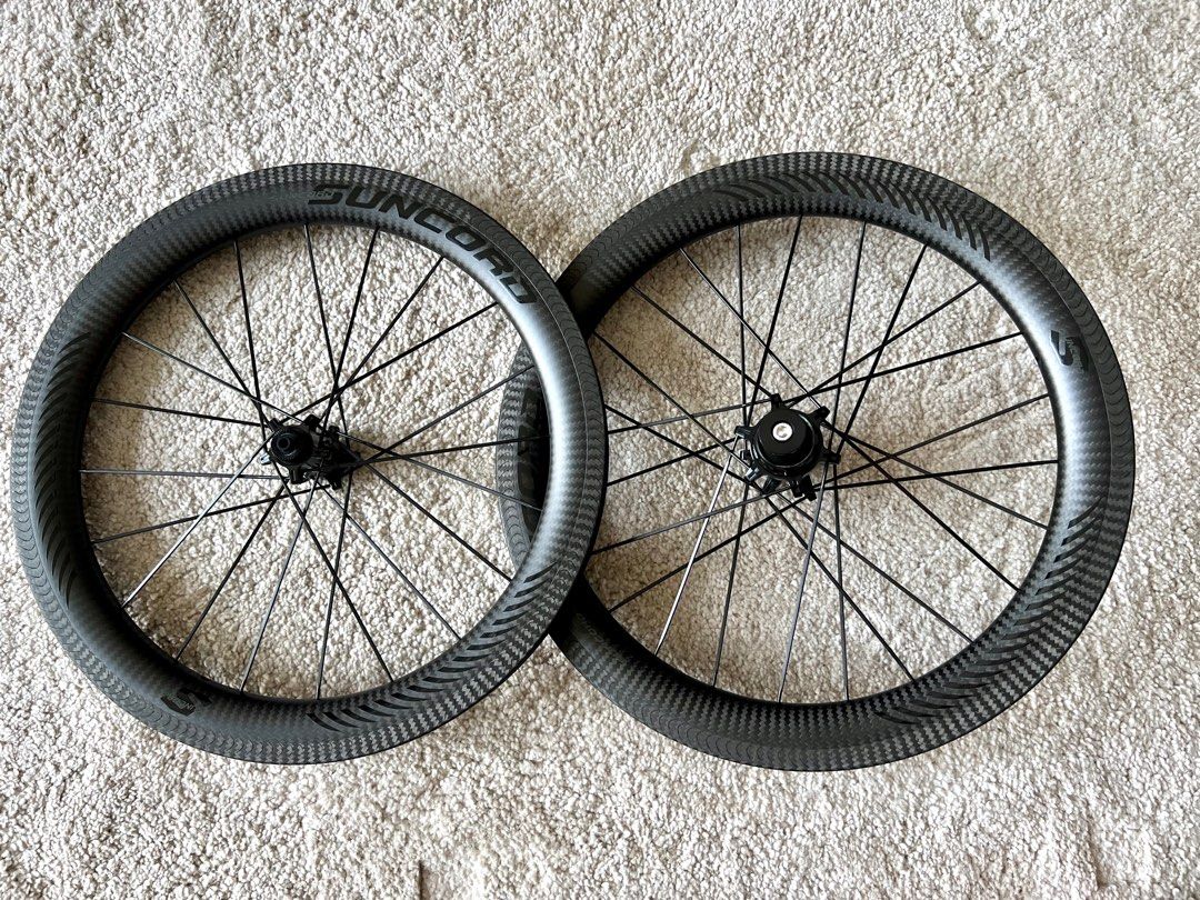 Suncord Carbon 5 speed Enduro hub Wheelset 16 inch Brompton, Sports