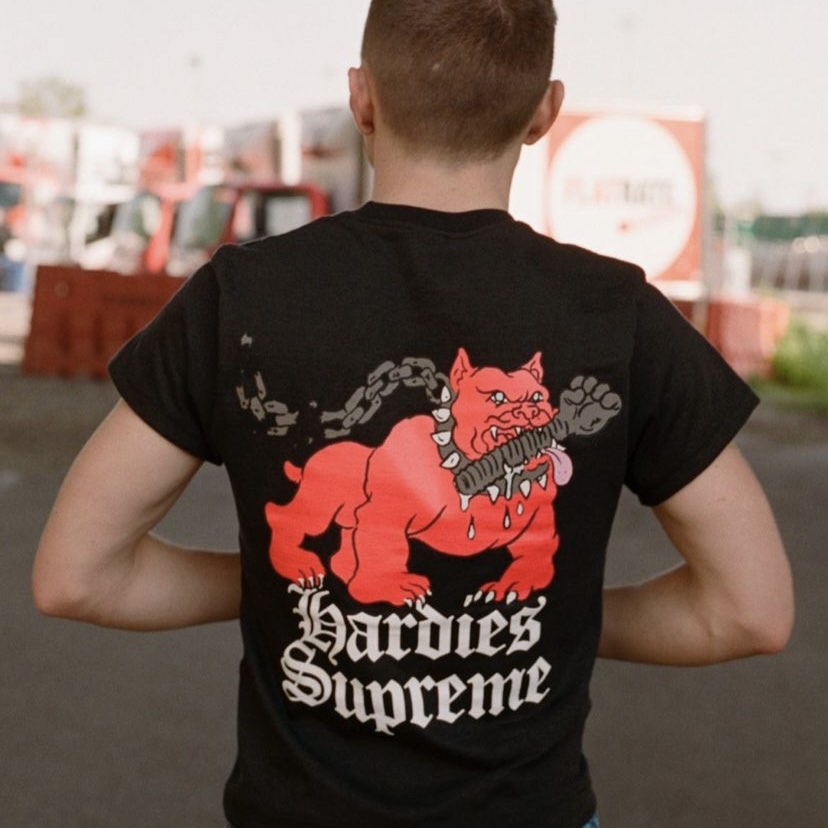 Supreme シュプリーム Tシャツ XL  白　堀米Hardies Dog