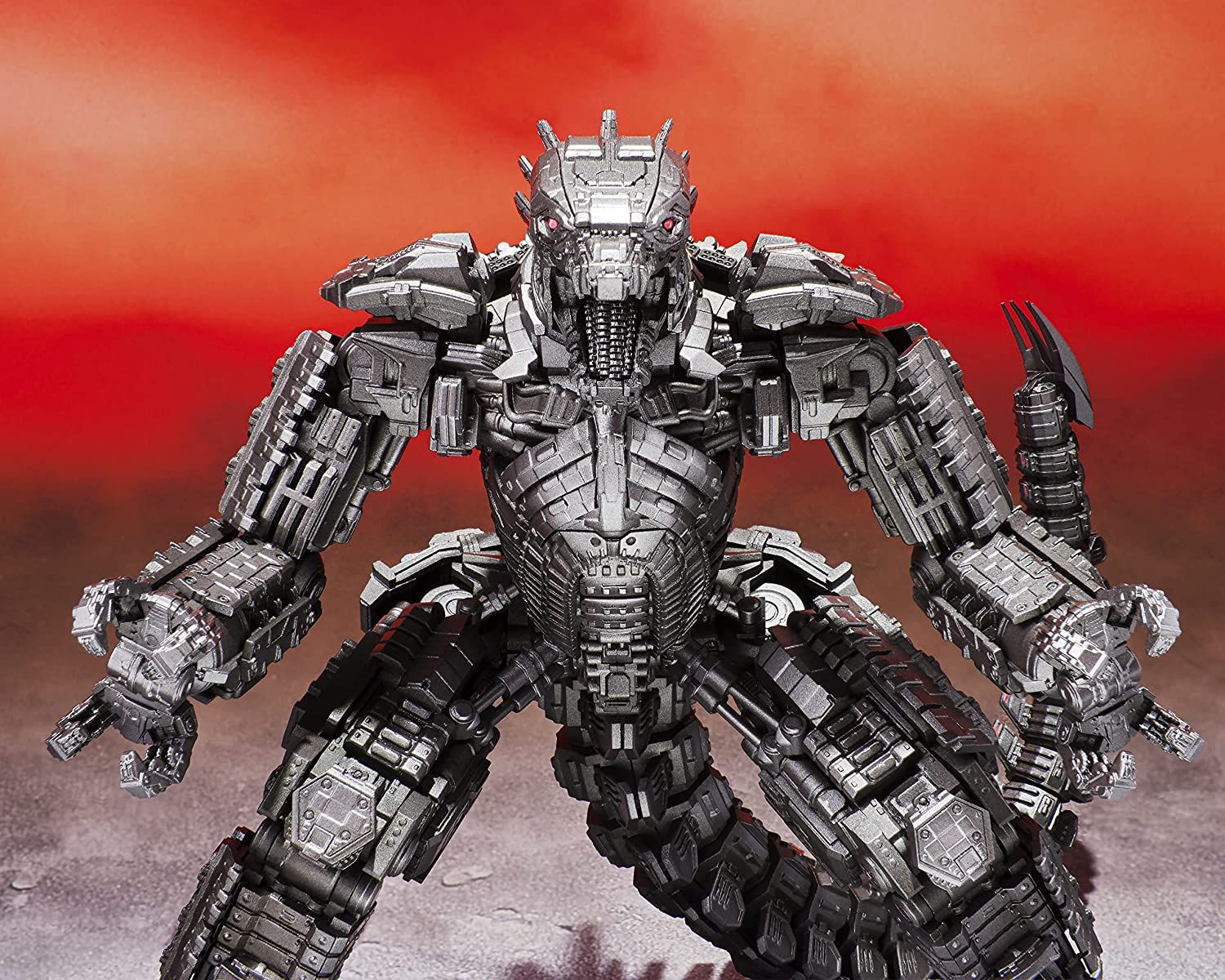 Tamashi Nations - Godzilla Vs. Kong - Mechagodzilla from Godzilla Vs. Kong (2021), Bandai Spirits s.h.monsterarts (Category: Toy Figures) located in Singapore. Submitted by dealshark.com (Listing ID 1237549343, Image 3). Description: Mechagodzilla (2021) from the movie, "Godzilla Vs. Kong" is coming to S.H. MonsterArts! Movable cannons are attached to shoulder and chest Die-cast parts used for joints to fully replicate the texture and weight of t