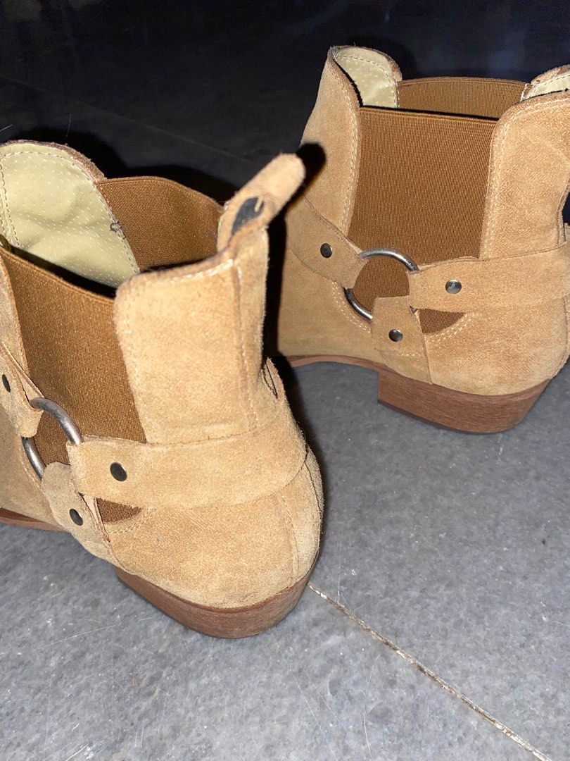 Mens harness chelsea boots top