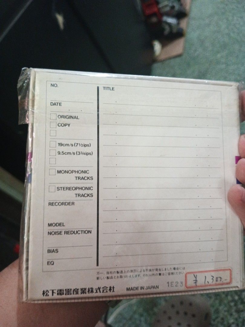 Technics vintage Standard plastic reel (Category: Other Audio Equipment) located in Legazpi City. Submitted by kikosgarage (Listing ID 1237600671, Image 2). Description: recording tape.