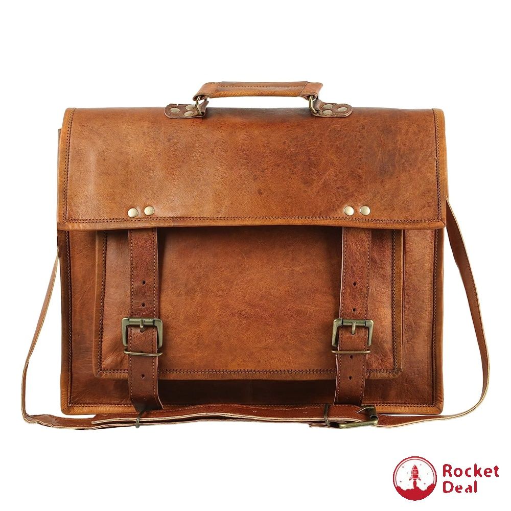 Mens leather computer briefcase cheap