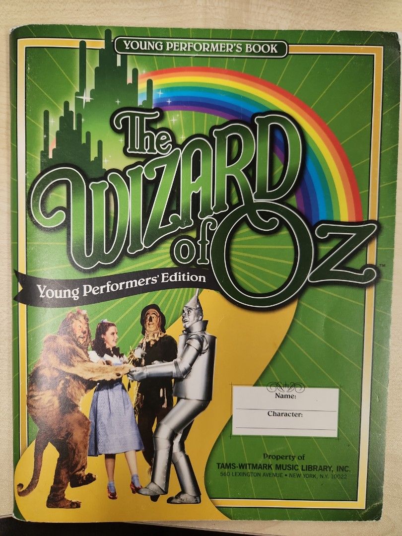 The Wizard of Oz (Young Performers' Edition), 興趣及遊戲, 書本 & 文具, 小朋友書