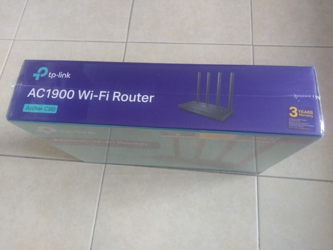 TP-Link AC1900 Wi-Fi Route Archer C80 (BNIB), Computers & Tech, Parts ...