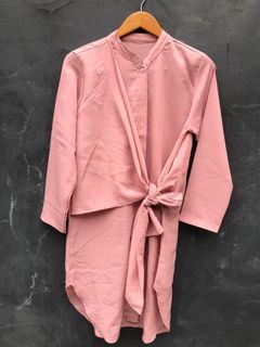 Tunik blouse kemeja midi dress by rubylicious no bkk korean
