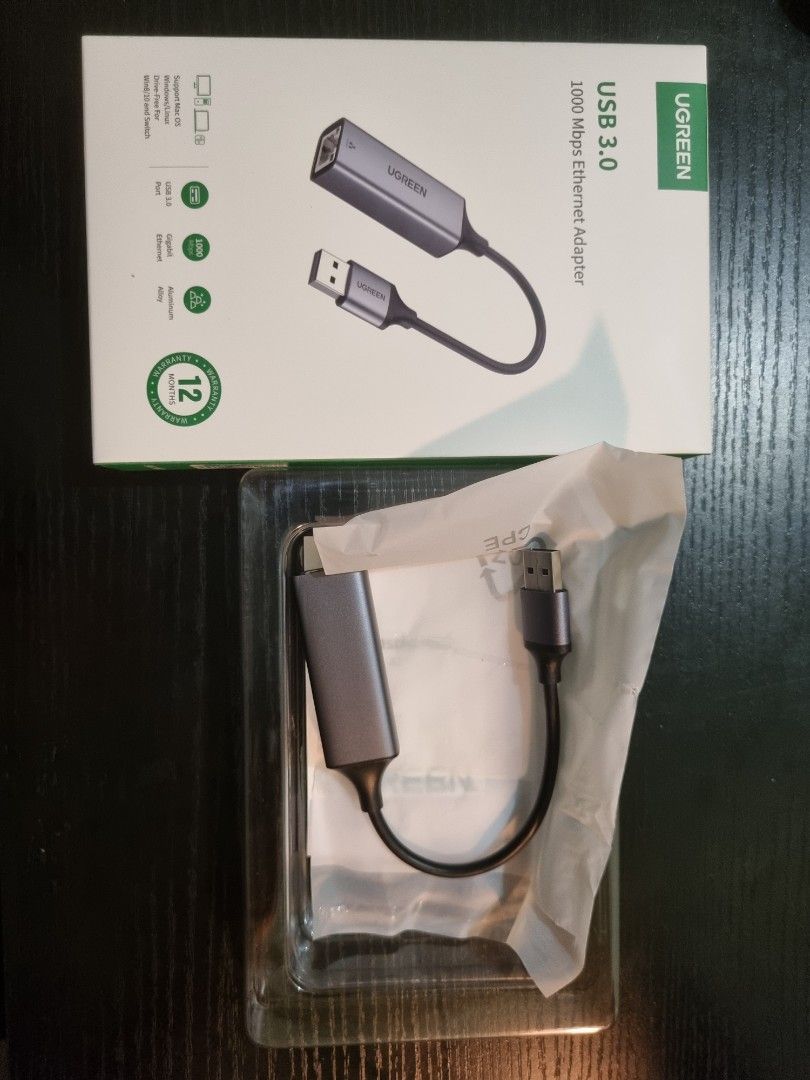 Ugreen USB 3.0 Ethernet Adapter, Computers & Tech, Parts & Accessories ...