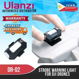 Ulanzi 2155 DR-02 DR02 Strobe Drone Light Compatible with DJI Mavic Air 2 6.5g 110mAh Battery USB-C Charging  | JG Superstore