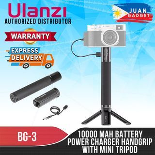 Ulanzi BG-3 10000mAh Battery Power Charger Power Bank Hand Grip with Mini Tripod for GoPro 6 7 8 9 Smartphone Osmo Pocket camera | JG Superstore