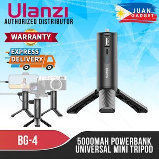 Ulanzi BG-4 5000mAh Selfie Stick Power Bank 12W Hand Grip for Phones, DSLR Cameras, Smartphone Charger Power Bank  | JG Superstore