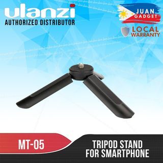 Ulanzi MT-05 Professional Mini Folding Tripod Monopod 1/4 Screw for Phone Smartphone Video Stand Handle Grip   JG Superstore