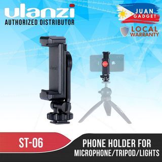 Ulanzi ST-06 Camera Hot Shoe Phone Tripod Mount 360 Rotation with Cold Shoe for Mic Light Stand  | JG Superstore