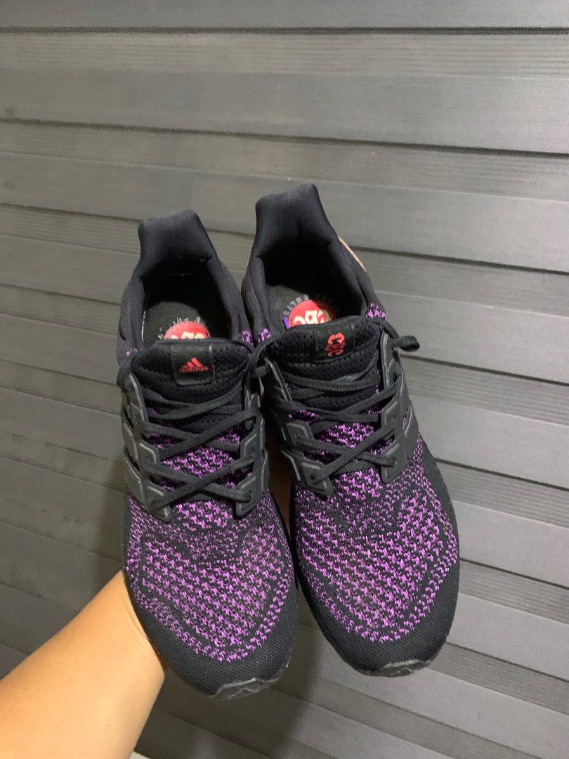 Ultra boost core black active purple shock online red
