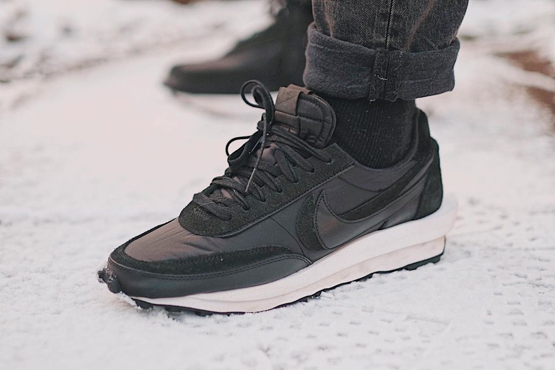 Nike x sacai ld waffle nylon black outlet
