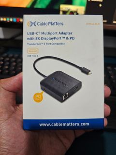 USB-C Multiport Adapter with 8K DisplayPort and PD
