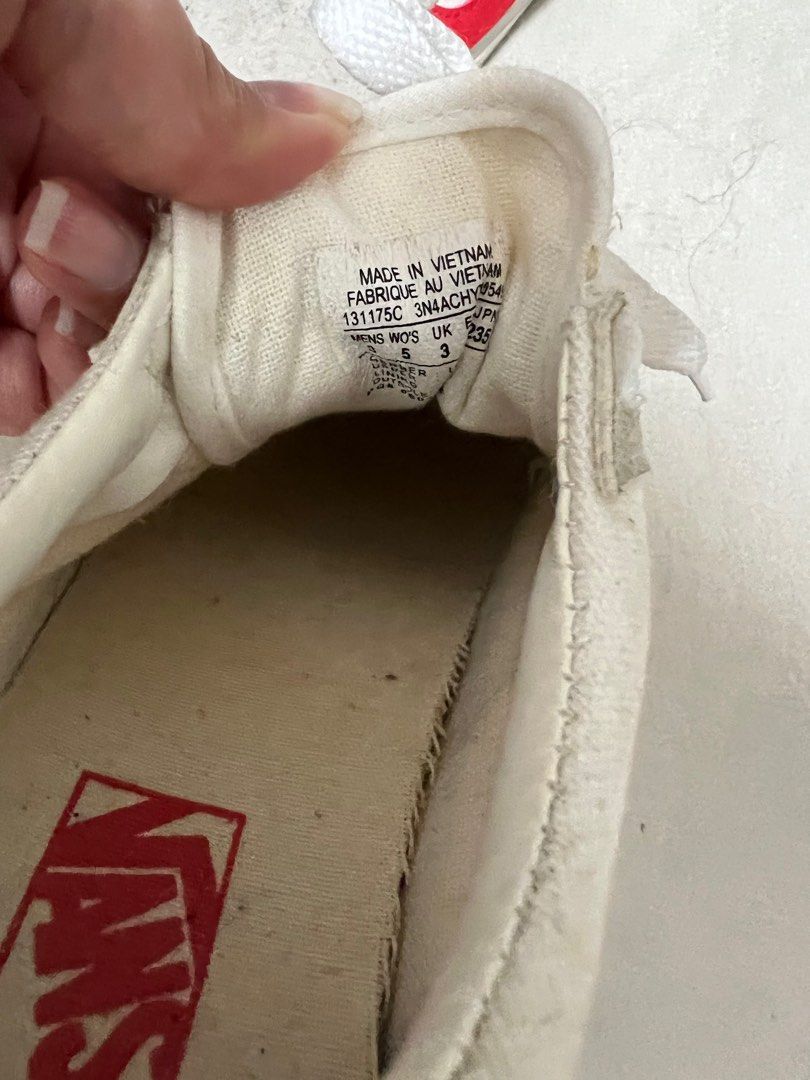 Vans white size 3 Clearance