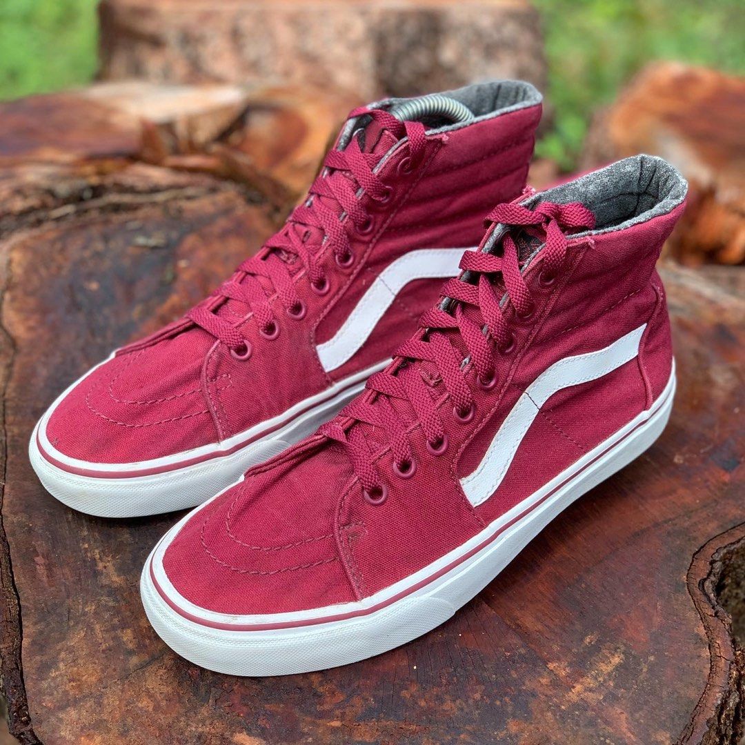 Vans sk8 merah maroon 2025