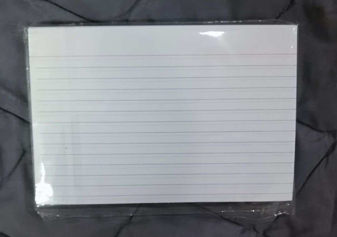Veco 4 x 6 index card 100 pieces on carousell