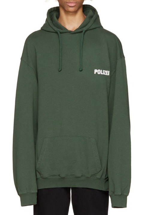 Polizei vetements hoodie online