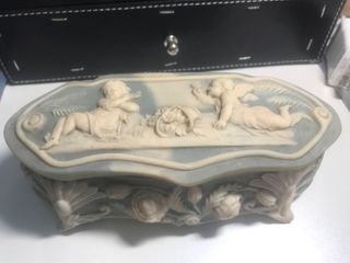 Vintage Incolay Jewelry box