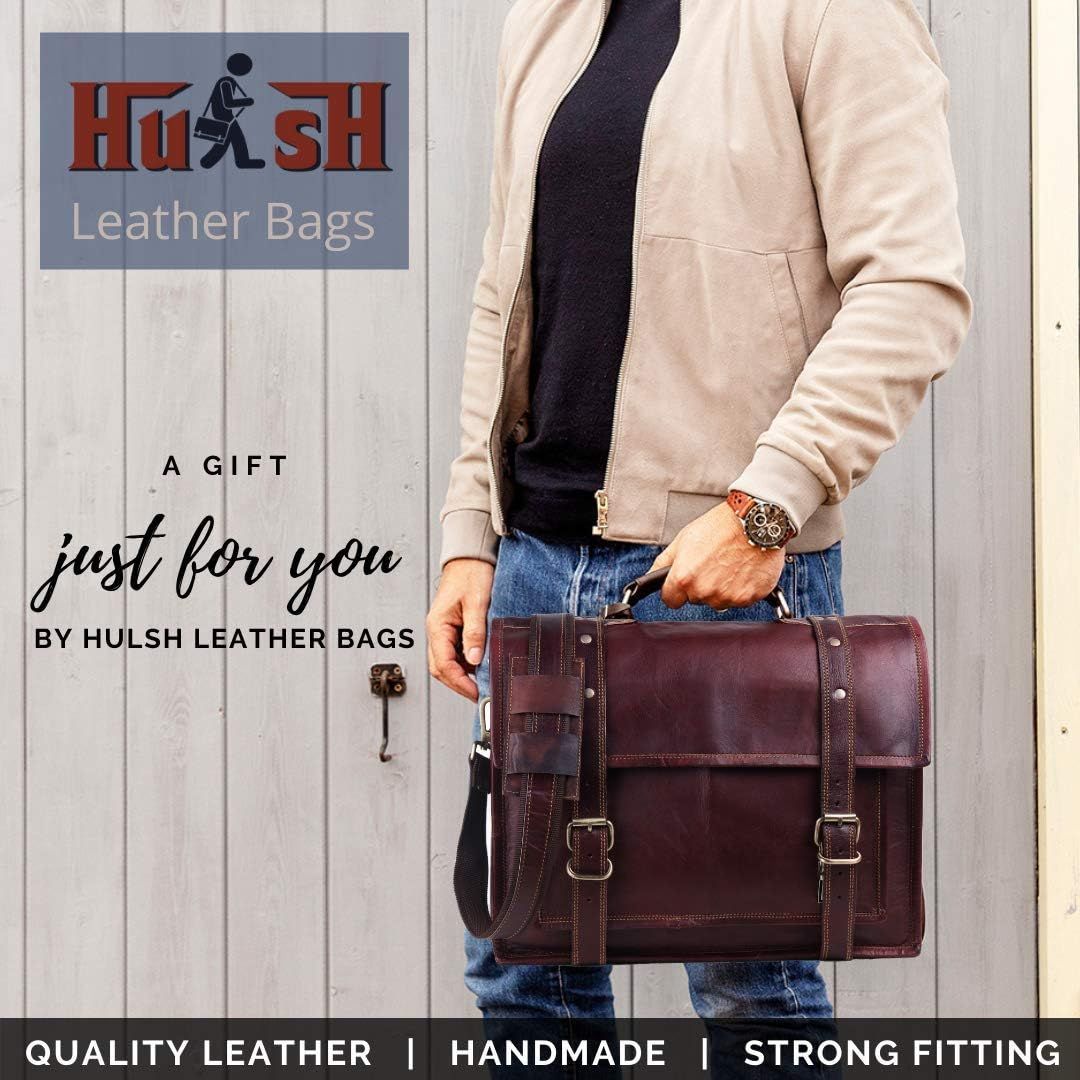 Mens large leather messenger bag online