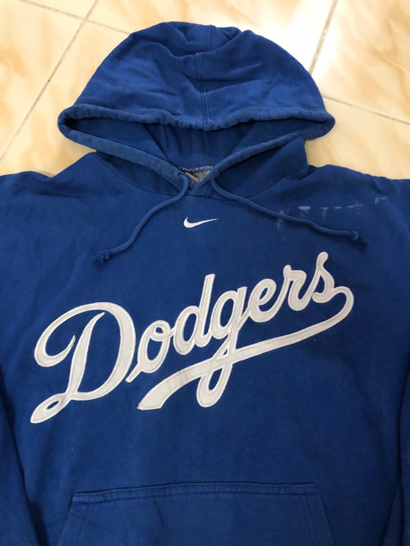 Vintage Nike Center Sweatshirt Hoodie Nike Dodgers Men s Fashion