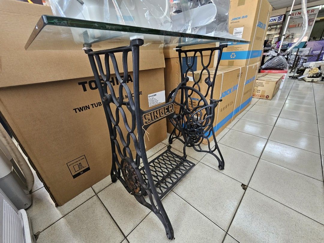 Vintage Original Singer Sewing Machine Stand (NEW), Furniture & Home ...