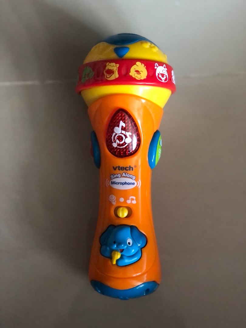 Vtech baby microphone music toy, Babies & Kids, Infant Playtime on Carousell