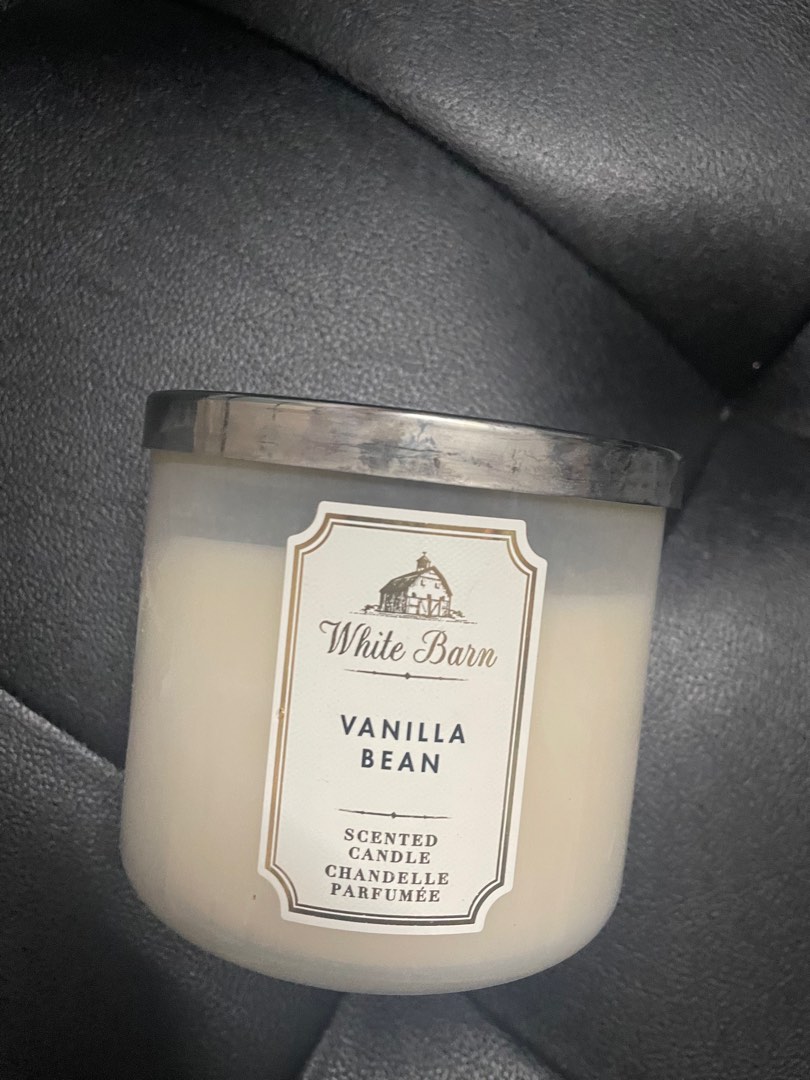 White Barn Vanilla Bean Scented Candle on Carousell