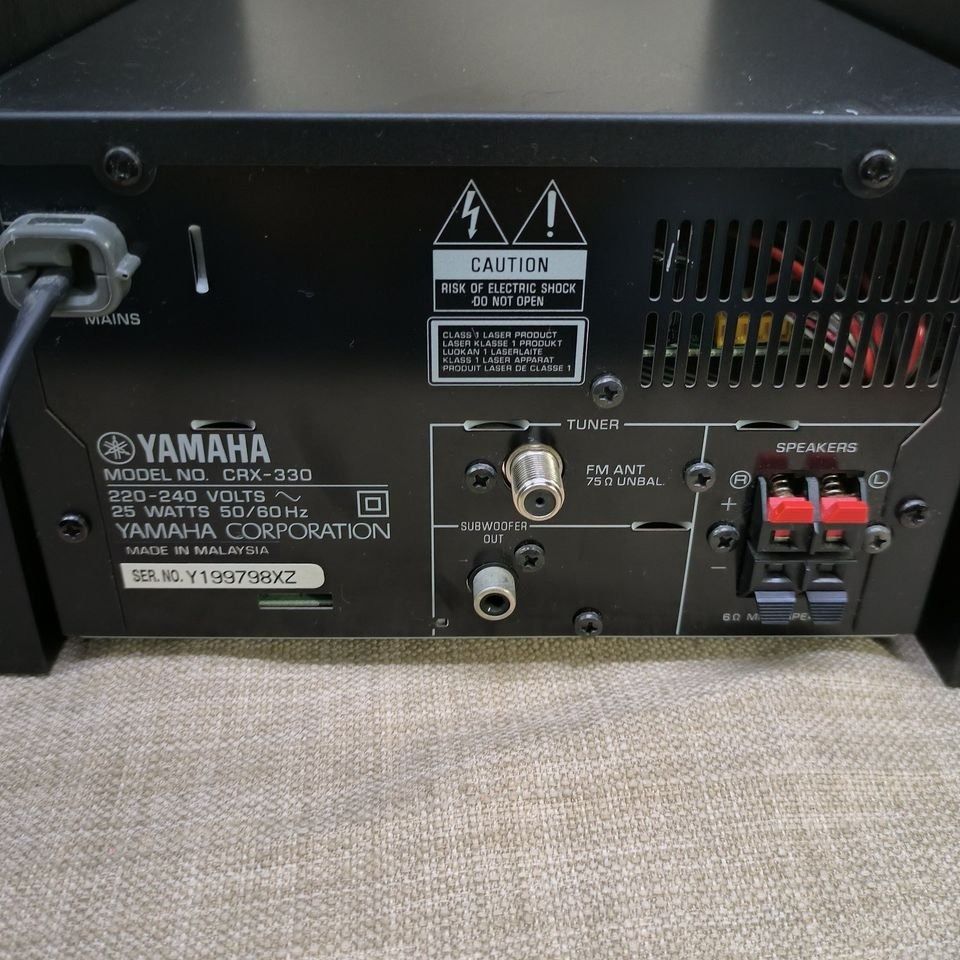 YAMAHA CRX-330 CD組合音響, 音響器材, Soundbar、揚聲器、藍牙喇叭、耳擴 - Carousell