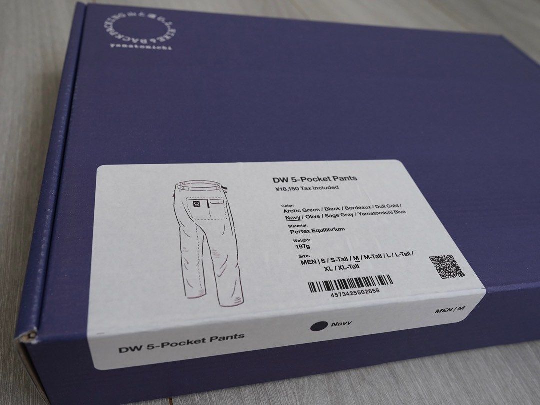 Yamatomichi DW 5 pocket pants Men M 山と道, 男裝, 褲＆半截裙, 長褲
