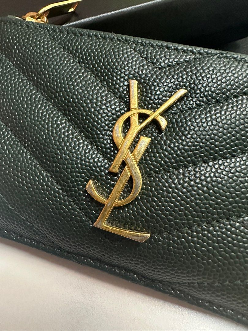 Ysl loulou best sale card holder