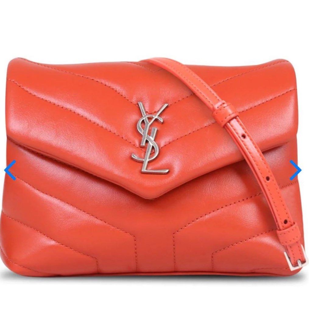 YSL Lou Lou Toy Flap Red Orange Bag
