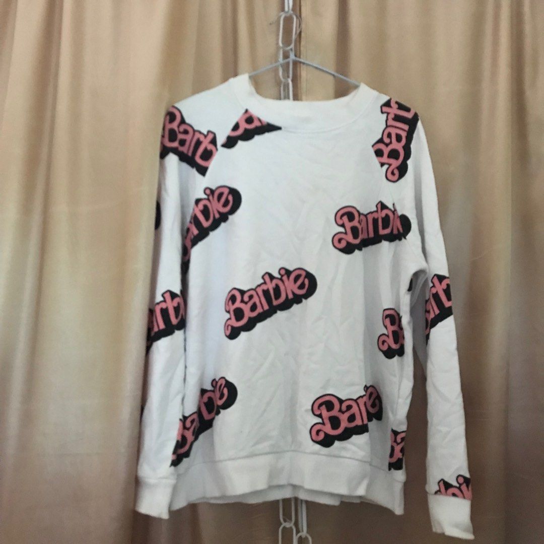 Barbie sales sweatshirt zara