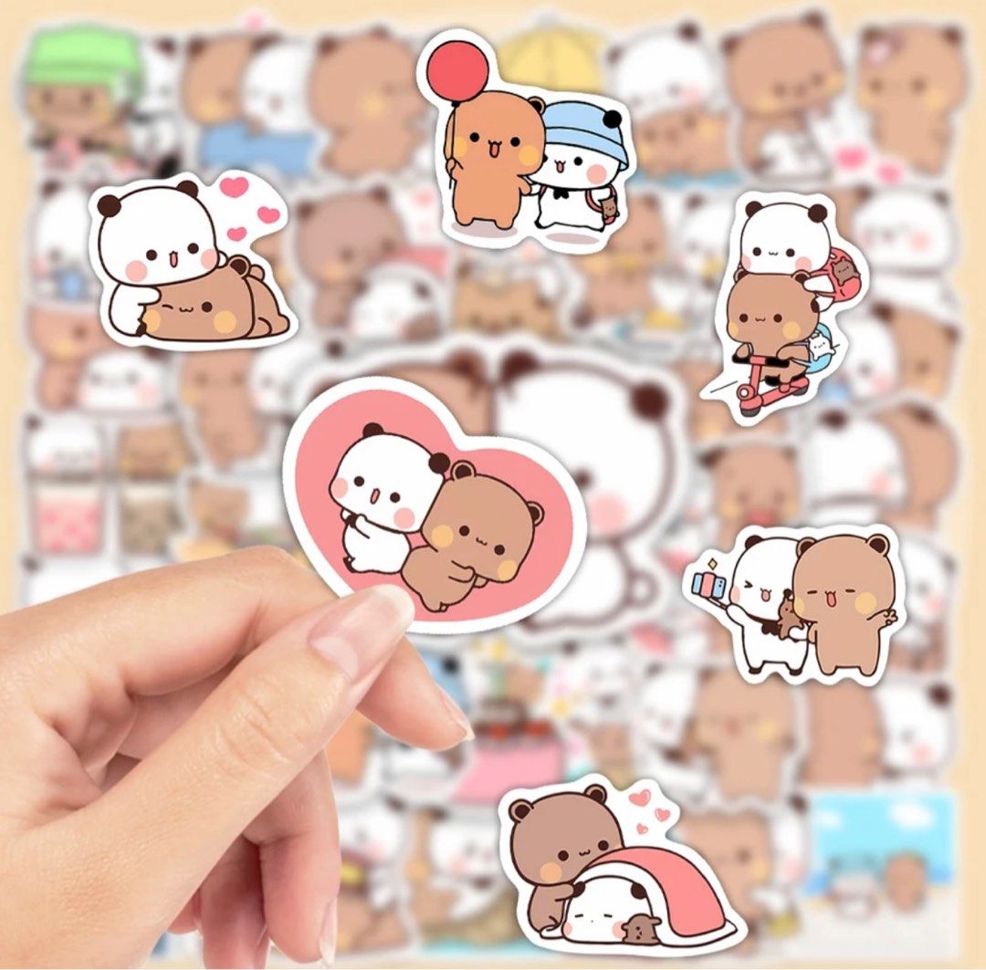 100PCS Bubu Dudu Stickers,Water Bottle Stickers,Cute Stickers, Stickers