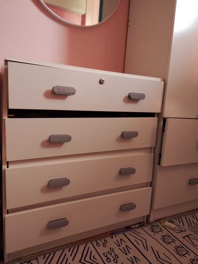 4 Tiers Drawers Furniture Home Living Furniture Shelves