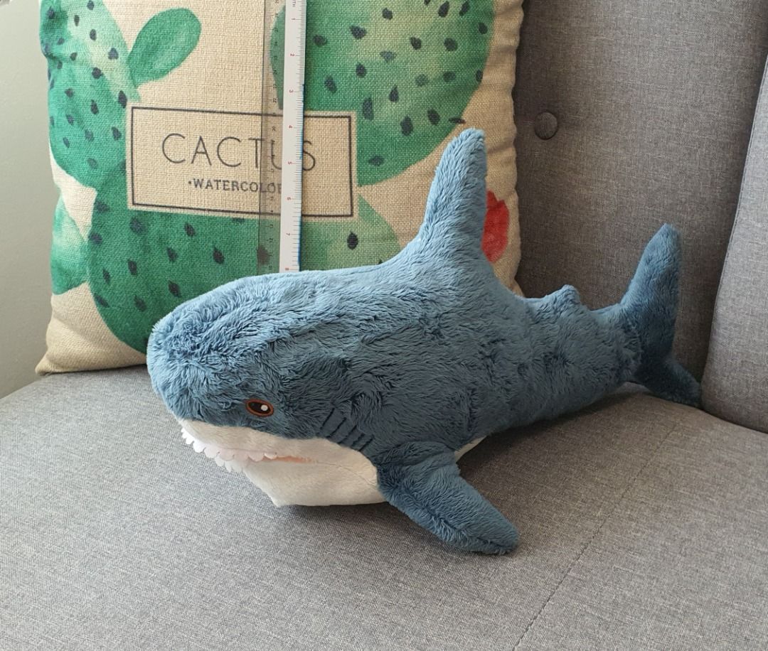 55cm IKEA Shark Children's Gift Soft Cartoon Toy Plush Birthday Present