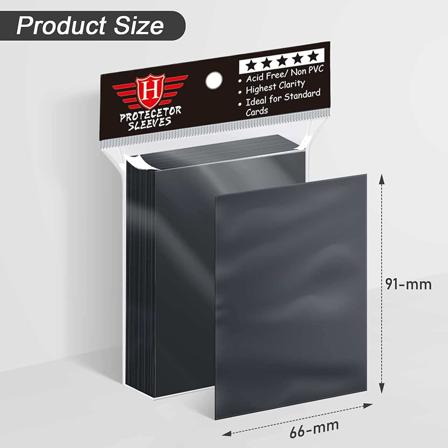 baseball card sleeve protectors Cardboard Gold Soft Card Sleeves main image 0