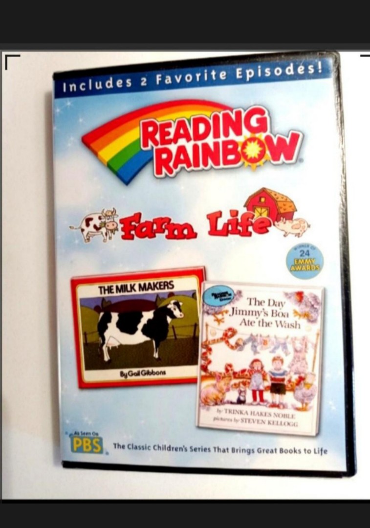 全新兒童益智系列Reading Rainbow Farm Life 1 DVD 碟2故事The Milk