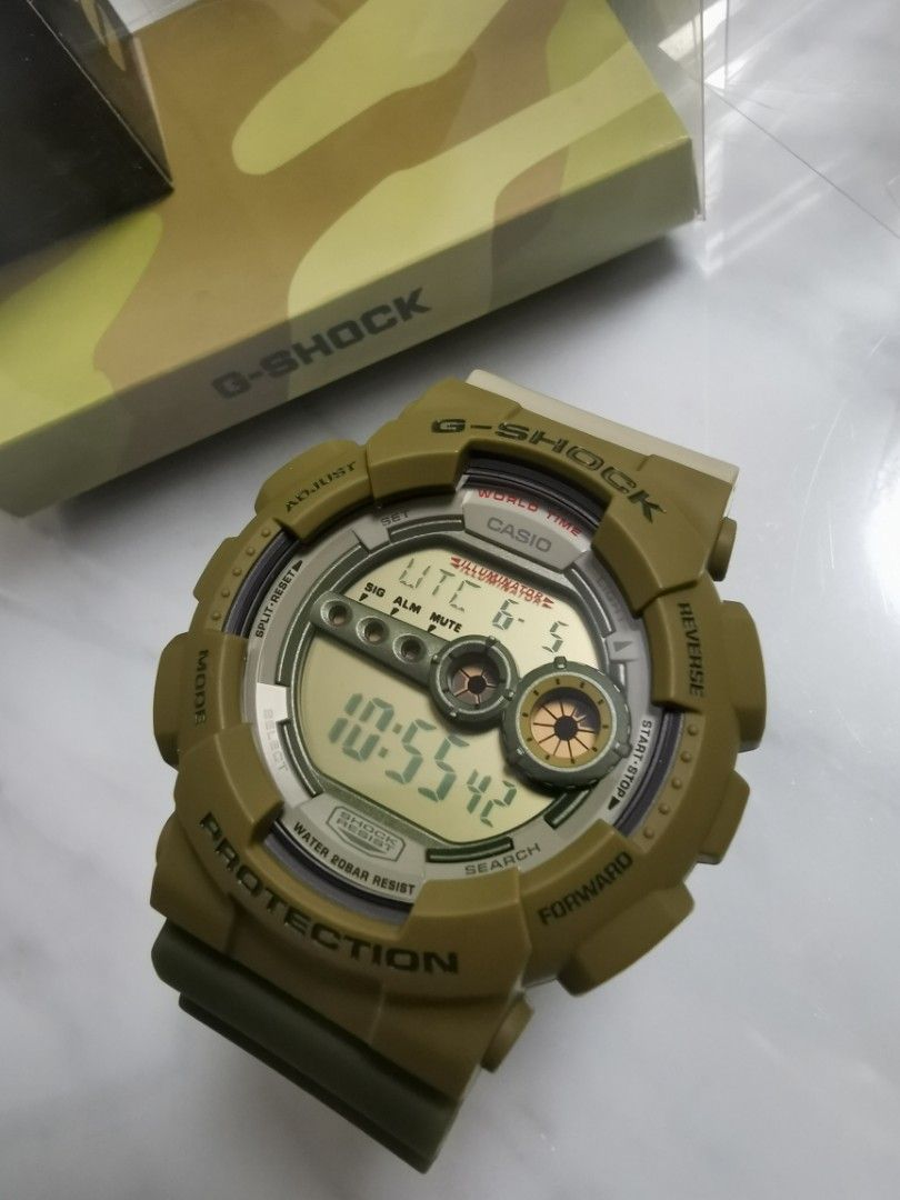 全新日版CASIO G-SHOCK GD-100PS-3JR, 名牌, 手錶- Carousell