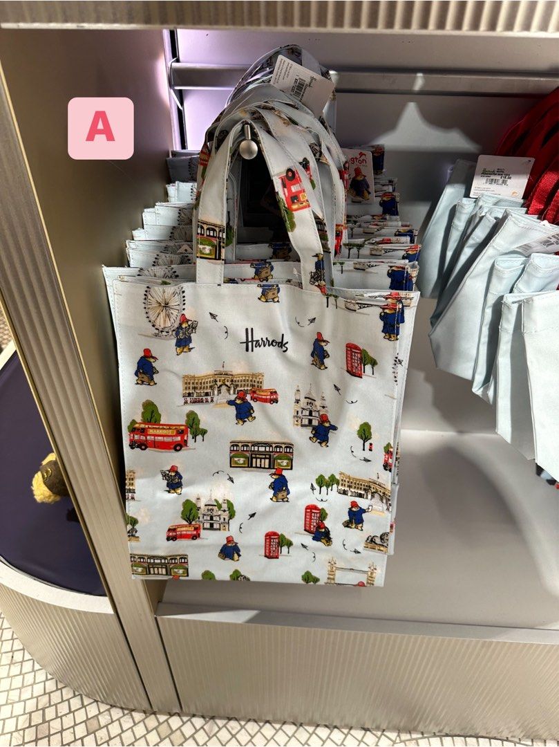 Harrods paddington on sale bear bag