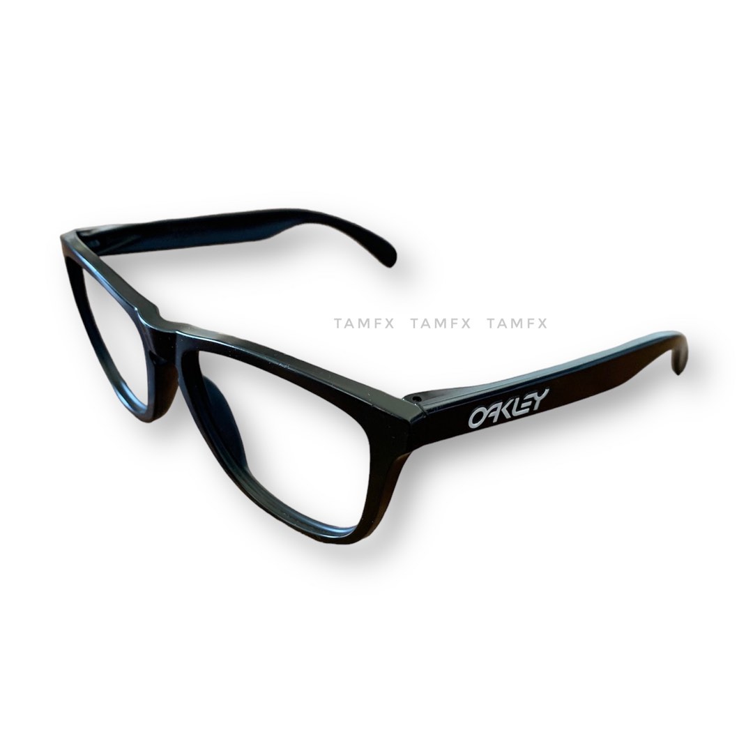 ORIGINAL USA OAKLEY FROGSKINS MATTE BLACK HITAM