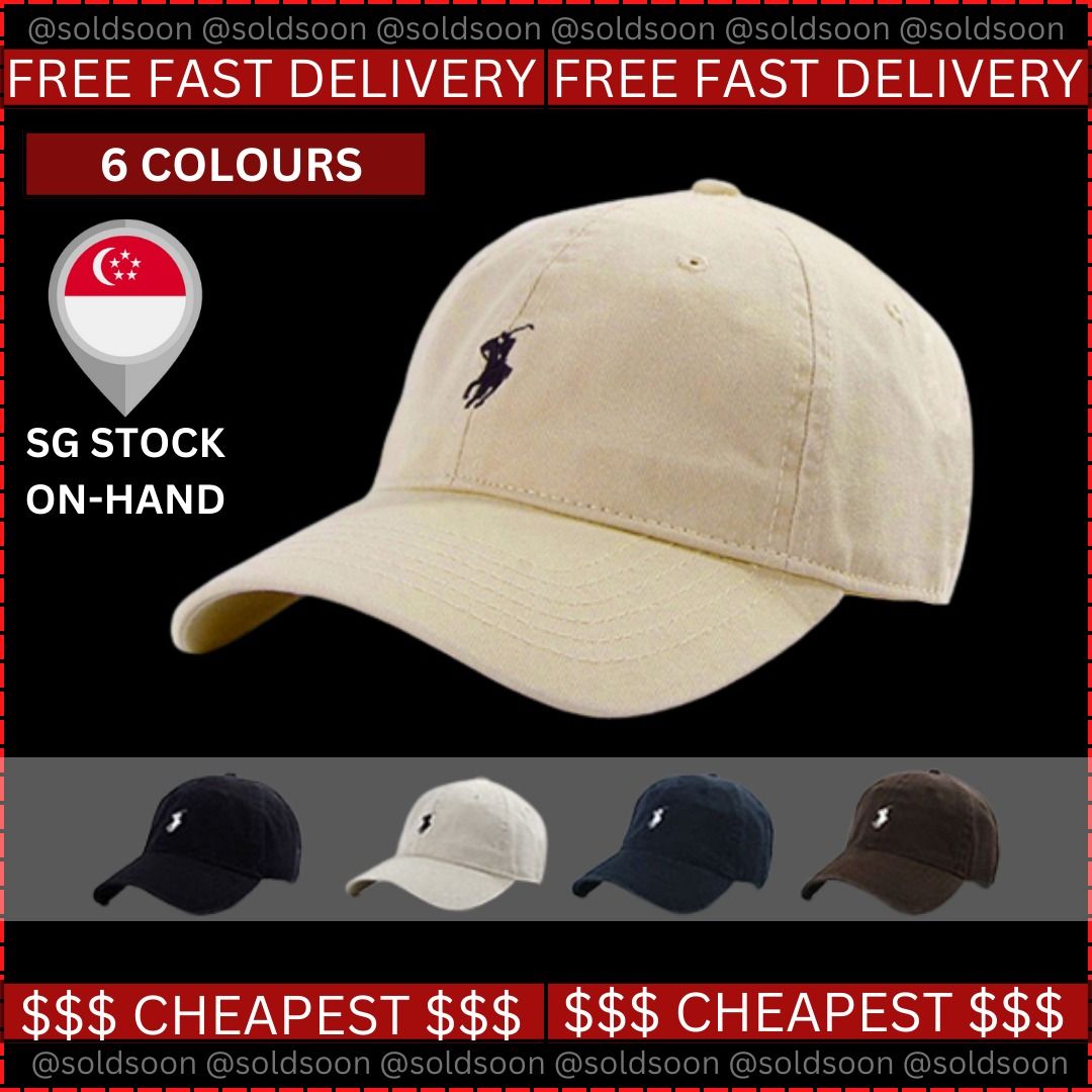 Polo hats with leather strap women's discount