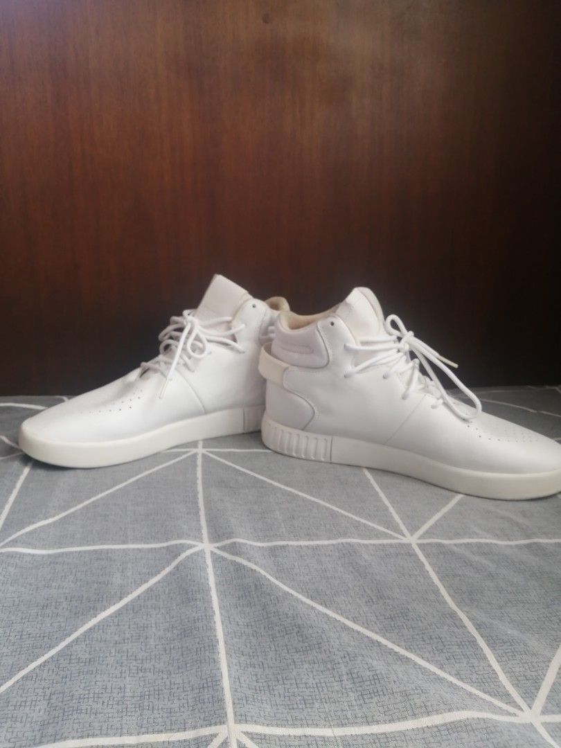 Adidas tubular all best sale white mens
