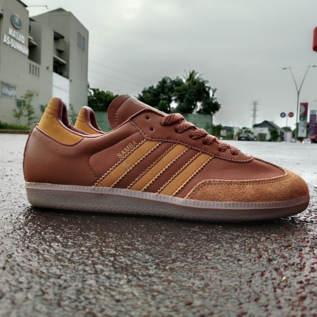 adidas samba brown